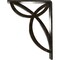 Ekena Millwork Versailles Wrought Iron Bracket, (Triple center brace), Antiqued Warm Silver 2"W x 5 1/2"D x 8"H BKTM02X05X08TVEAWS - alternate 6
